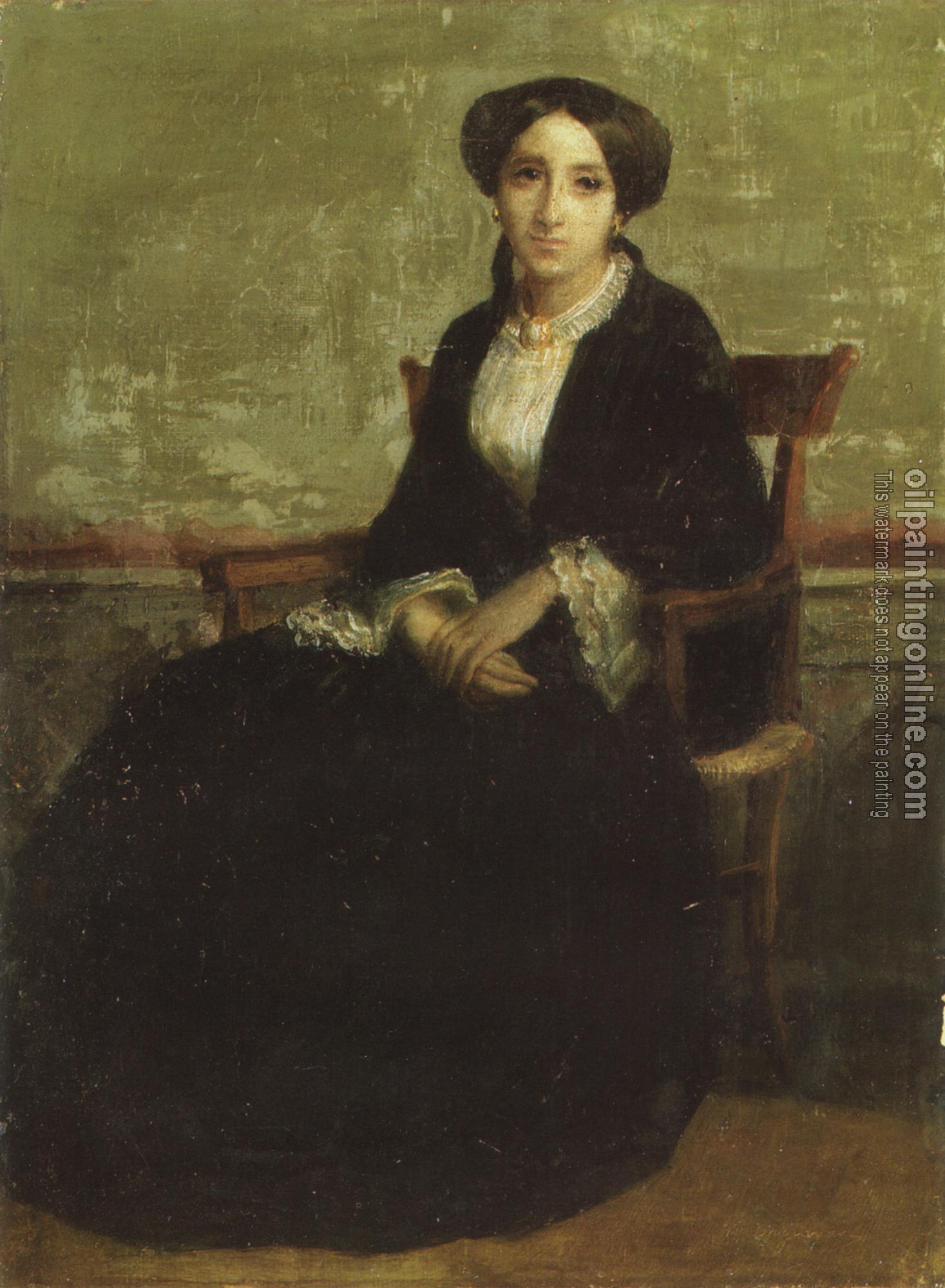 Bouguereau, William-Adolphe - A Portrait of Genevieve Bouguereau